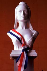 Le buste de Marianne - Documentation franaise - (Ph: J-C Pinheira)
